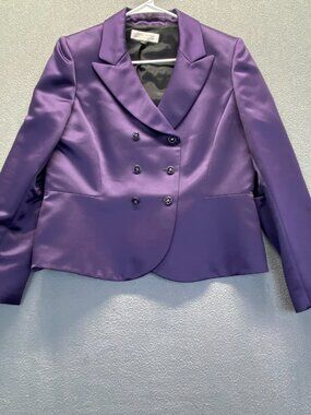 Tahari Arthur S. Levine purple Women's Blazer Size 14